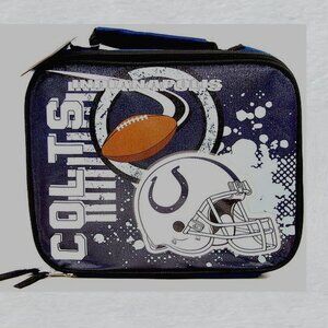 Indianapolis Colts NFL Accelerator 3D Graphics Glitter Lunch Bag